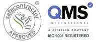 Safecontractor approved and QMS International ISO 9001 registered, John Addley Ltd